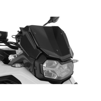 Čelné sklo »FLOWJET« - čierne lesklé