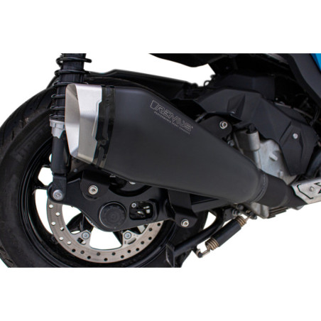 REMUS zadný tlmič RS ​​(Euro 4) čierno/strieborný