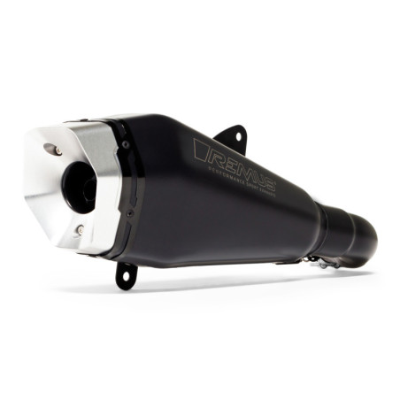 REMUS zadný tlmič RS ​​(Euro 4) čierno/strieborný