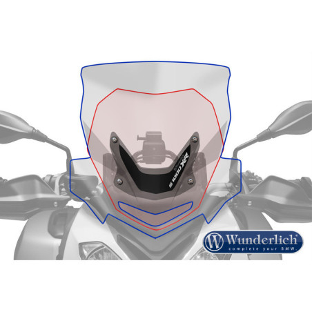 Zvýšené plexi TOURING»MARATÓN« dimové