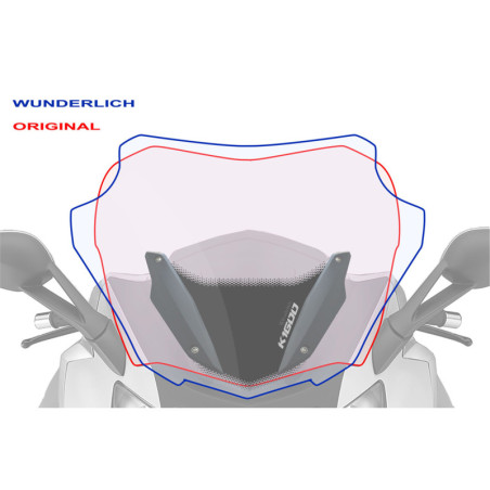 Predné plexi K 1600 - číre