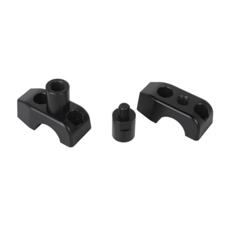 Zrkadlová svorka pre prídavné zrkadlo (pár) - čierna