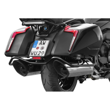 Ochranné padacie rámy zadné - čierne