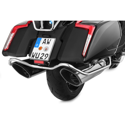 Ochranné padacie rámy zadné - chrómové