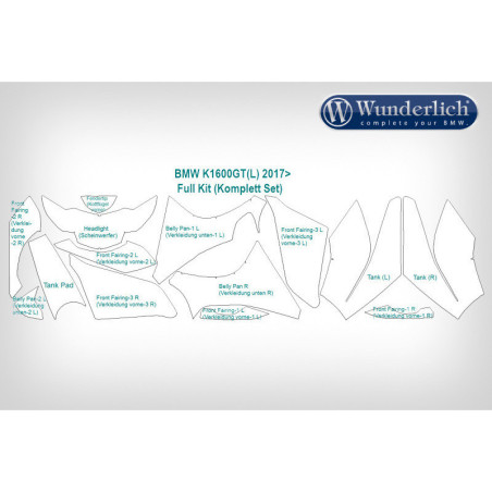 Fólia krytia nádrže a plastov - komplet kit
