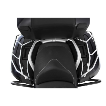 Držiak batožiny na kufor - chrómový - pravý