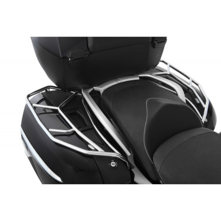 Držiak batožiny na kufor - chrómový - ľavý