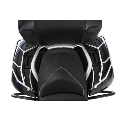 Držiak batožiny na kufor - strieborný - pravý