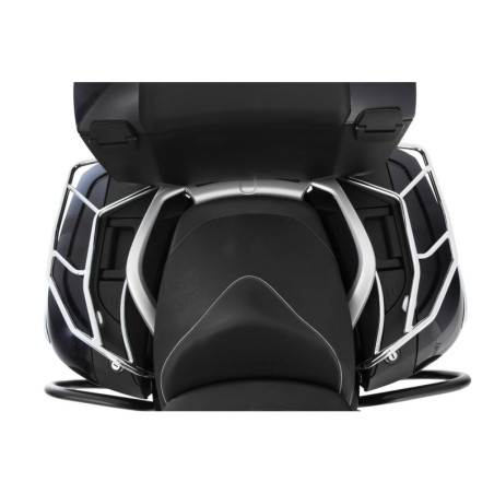 Držiak batožiny na kufor - strieborný - pravý