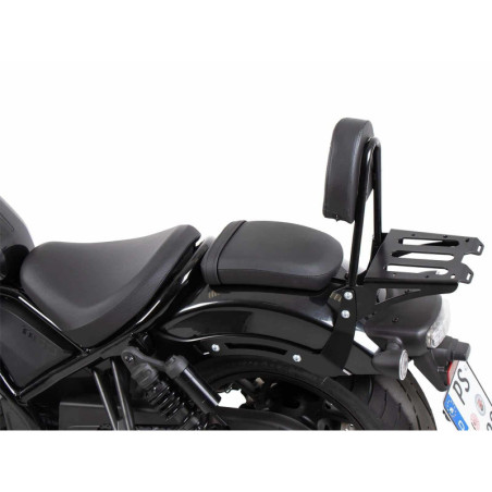HONDA CMX 1100 REBEL (2021-) SISSY BAR S NOSIČOM BATOŽINY ČIERNY