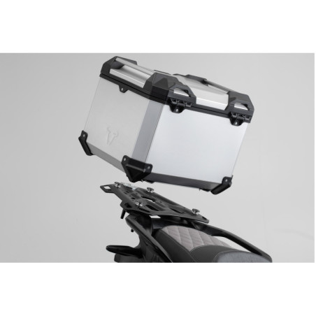top case TraX Adv. sada pro BMW R 1200 GS LC (12-) / R 1250 GS (18-).stříbrný kufr