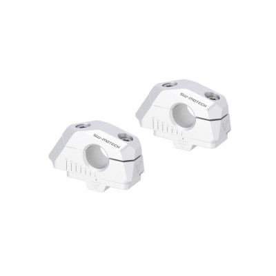 vario zvýšení řídítek o průměru 22mm, H 25, stříbrn možné posunutí dozadu 5/10/15/20/25/30