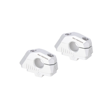 vario zvýšení řídítek o průměru 22mm, H 25, stříbrn možné posunutí dozadu 5/10/15/20/25/30