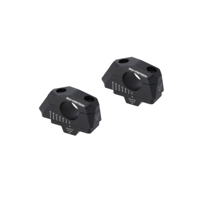 variabilní zvýšení řídítek o průměru 28mm, H 28, černé