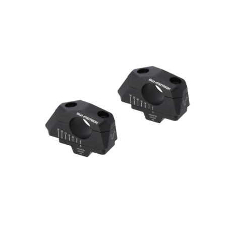 variabilní zvýšení řídítek o průměru 28mm, H 28, černé