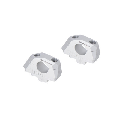 variabilní zvýšení řídítek o průměru 28mm, H 28, stříbrné