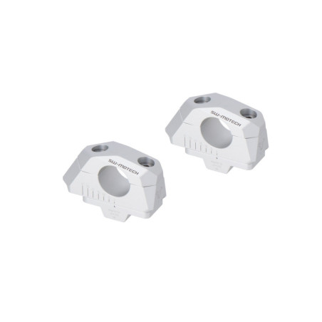 variabilní zvýšení řídítek o průměru 28mm, H 28, stříbrné