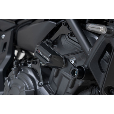 Frame slider kit Black. Yamaha MT-07 (14-) / MT-07 Tracer (16-).