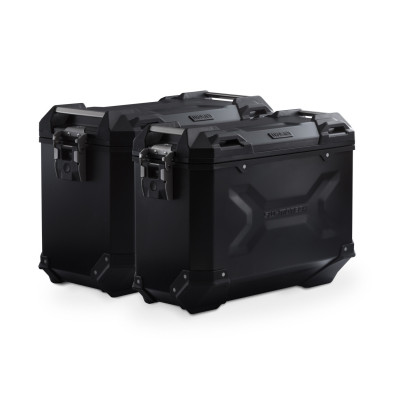 TRAX ADV aluminium case system Black. 45/37 l. Tiger 1200 models (22-).