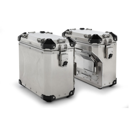 EXTREME Bočné kufre slimline strieborné