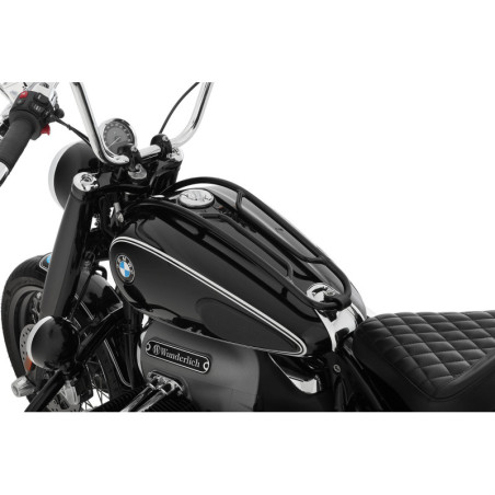 kožená taška »CLASSIC« na nádrž s držiakom - čierna