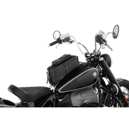 kožená taška »CLASSIC« na nádrž s držiakom - čierna