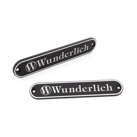 Emblémy motora Wunderlich - sada - čierna