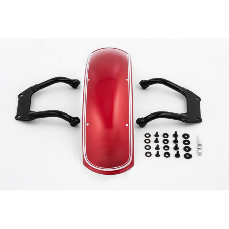 Predný blatník »RockBob« - mars červená metalíza+biela linka