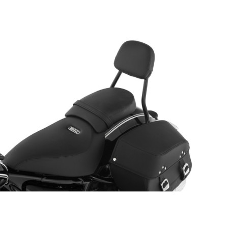 Adapter opierky v kombinácii s originálnymi bočnými taškami - nerez