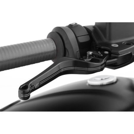 páčka brzdy a spojky »2 pruhy« - čierna