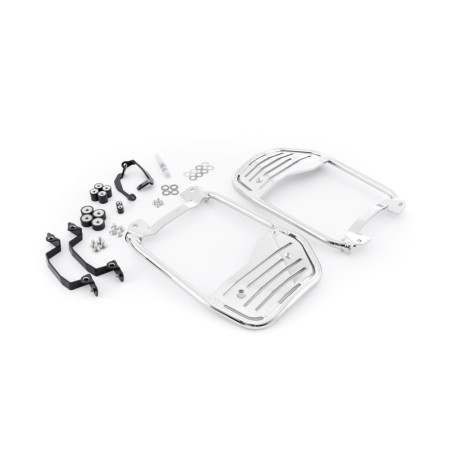 Opierky nôh Wunderlich - ľavé a pravé - pochrómované