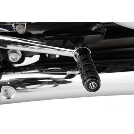 Predĺženie brzdovej páky so stupačkami - čierne