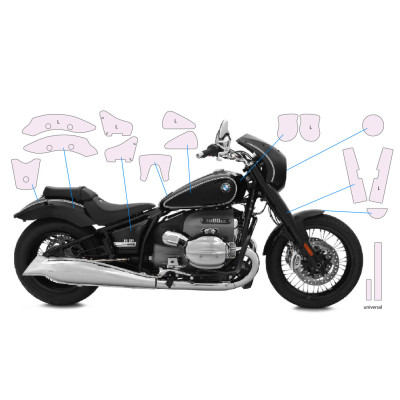 sada ochrannej fólie na lak »PremiumShield« - transparentná