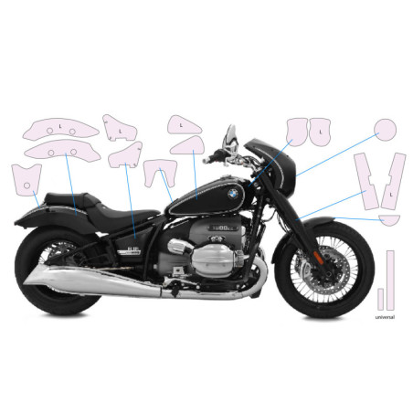 sada ochrannej fólie na lak »PremiumShield« - transparentná