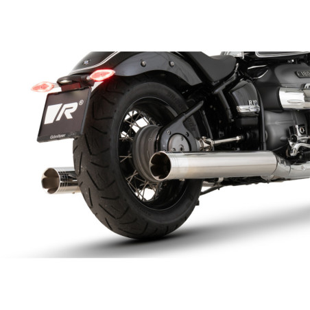 REMUS koncovky Straight End V2 - chrómové