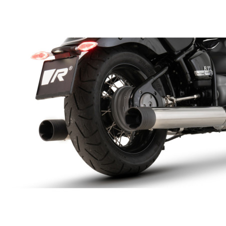 REMUS koncovky Straight End V2 - čierne mattne