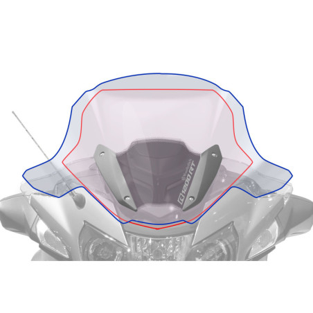 čelné sklo »MARATHON« - dimové