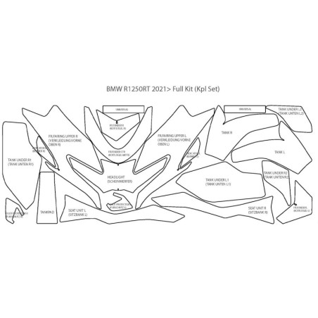 sada ochrannej fólie na lak »PremiumShield«