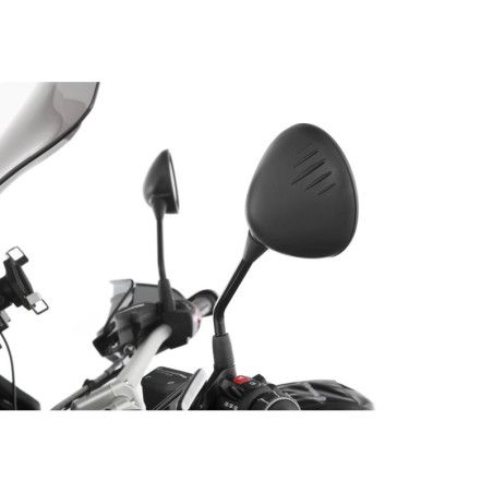 Zrkadlo v štandardnom vzhľade - kus - čierne