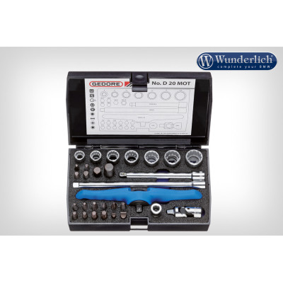 GEDORE sada náradia 1/4' 30 kusov - čierna