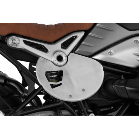 Štartovné číslo R nineT- brúsená strieborná