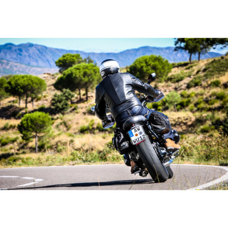 Predná maska »DAYTONA« - Blackstorm Metallic+biele línie