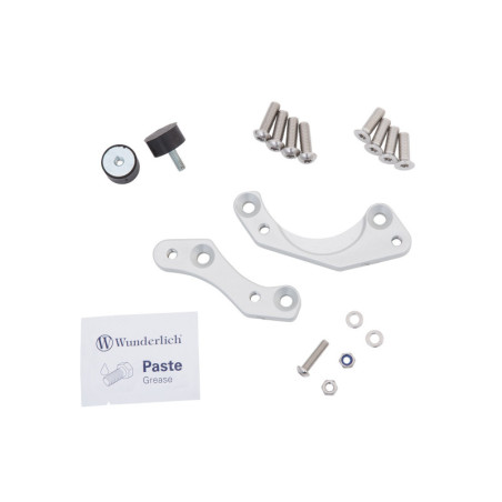 zníženie jazdcových stupačiek-strieborné