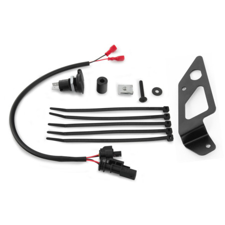 Palubná zásuvka 12 V malá - čierna