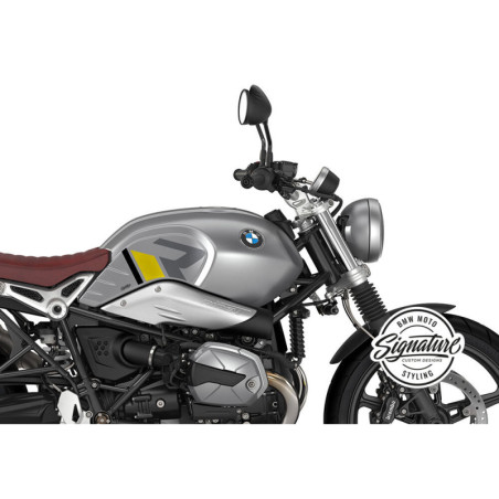 Sada nálepiek na nádrž R-Line - čierno-žltá