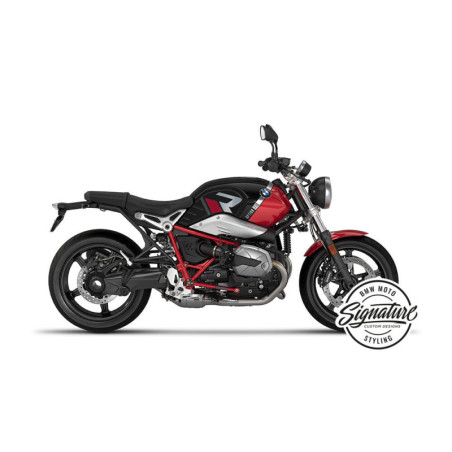 Sada nálepiek na nádrž R-Line - strieborno-červená