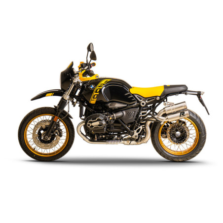 REMUS »MESH« dvojitá koncovka -vysoká-nerez