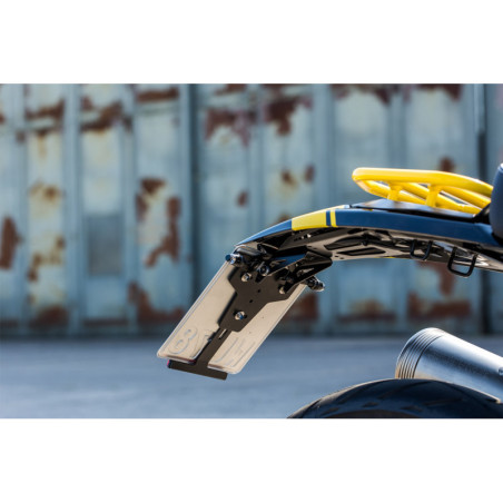 Držiak ŠPZ »Enduro« pre zadnú prestavbu - čierny