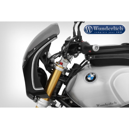 Predná maska »DAYTONA« R nineT - čierna s bielou linkou