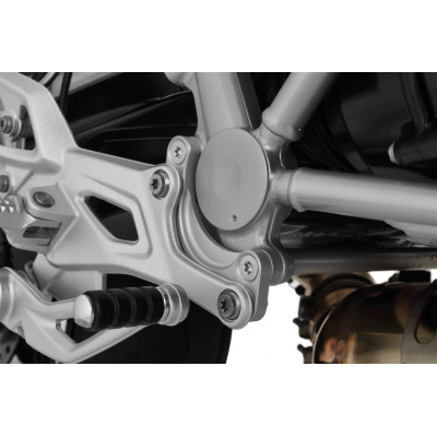 zníženie jazdcových stupačiek o 20mm - strieborné